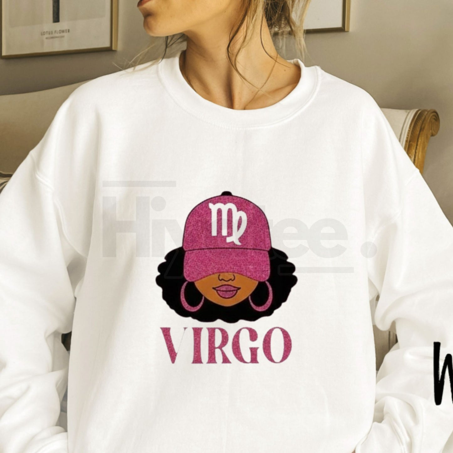 All 12 Zodiac Slay Girl Sweatshirt: Glitter Astrology Star Sign Collection for Adults