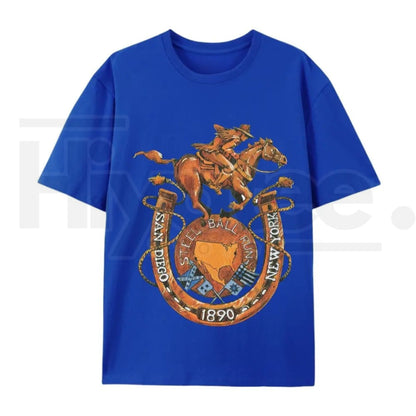 "SBR Steel Ball Run" JoJo’s Bizarre Adventure – Unisex Casual Cotton Tee