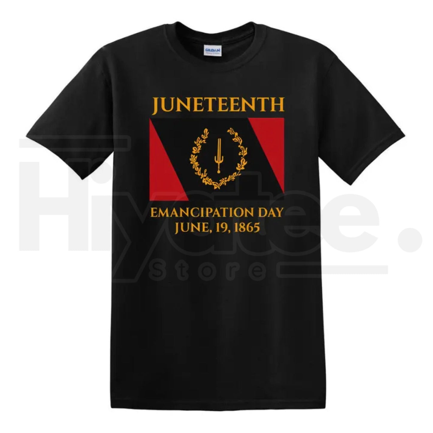 Juneteenth Emancipation Day T-Shirt – Black American Heritage Flag Soulaan Graphic Tee