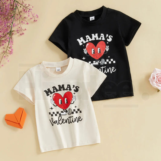 TheFound Baby & Toddler Valentine's Day Heart Graphic Tee – Sweet Letters Holiday Top