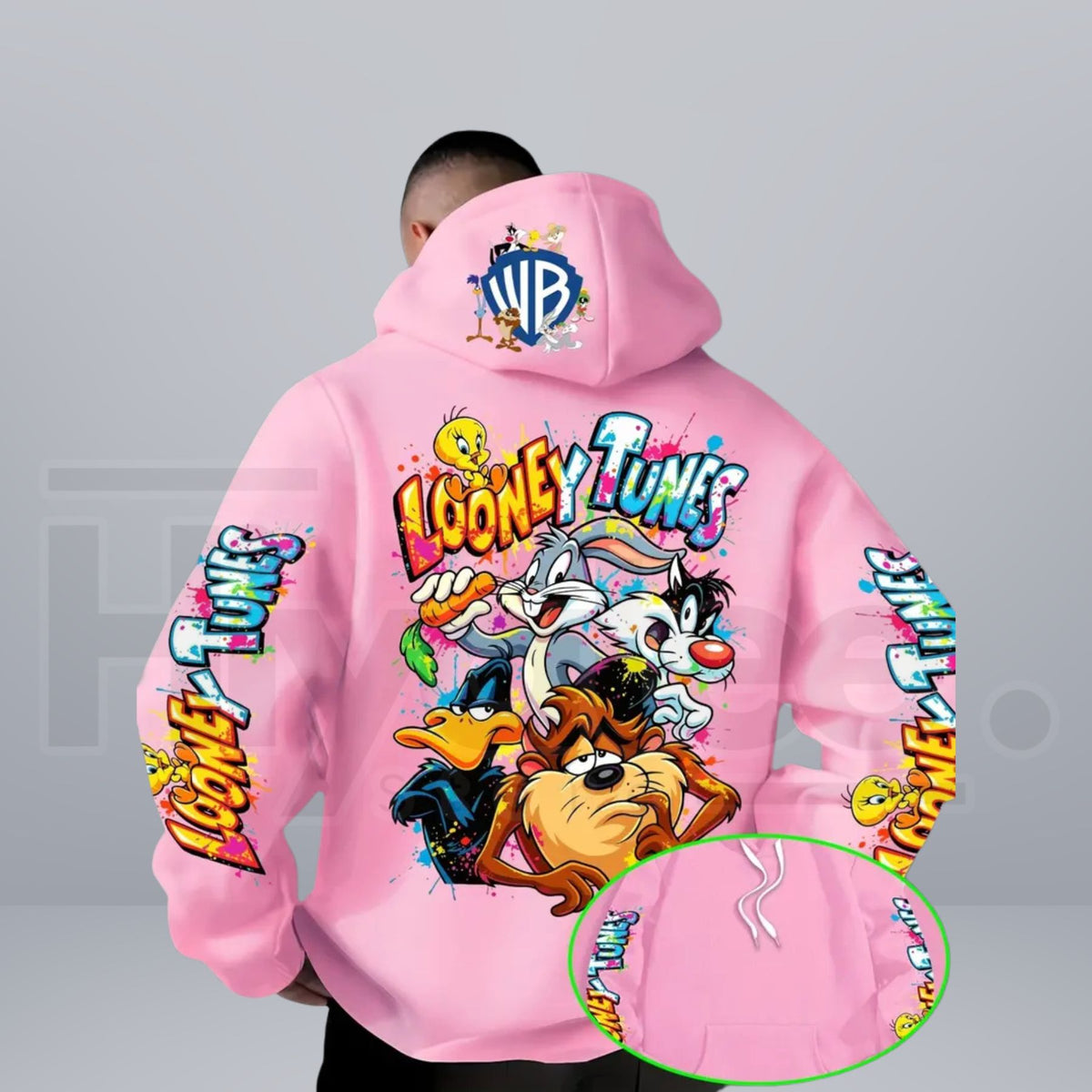 Warner Bros Looney Tunes Back Print Hoodie