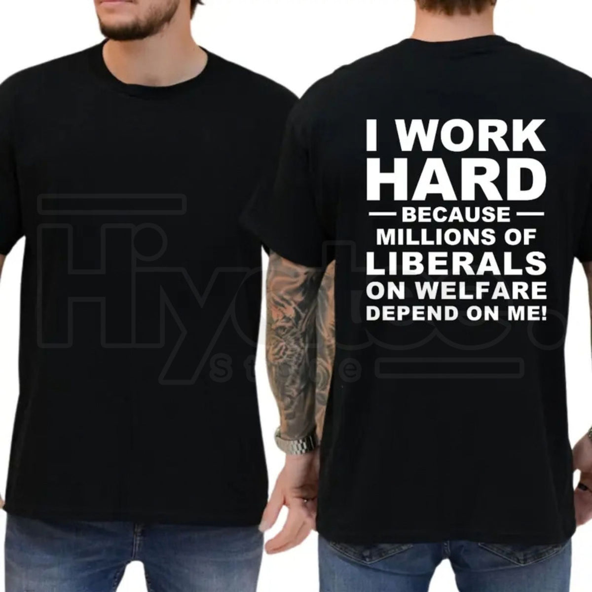 I Work Hard Because Millions Depend On Me Funny T-Shirt – Comfy Cotton Graphic Tee
