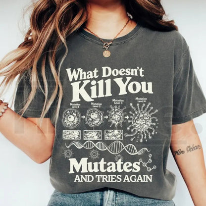Comfort Colors Bacteria Virus Science Biology Teacher Shirt