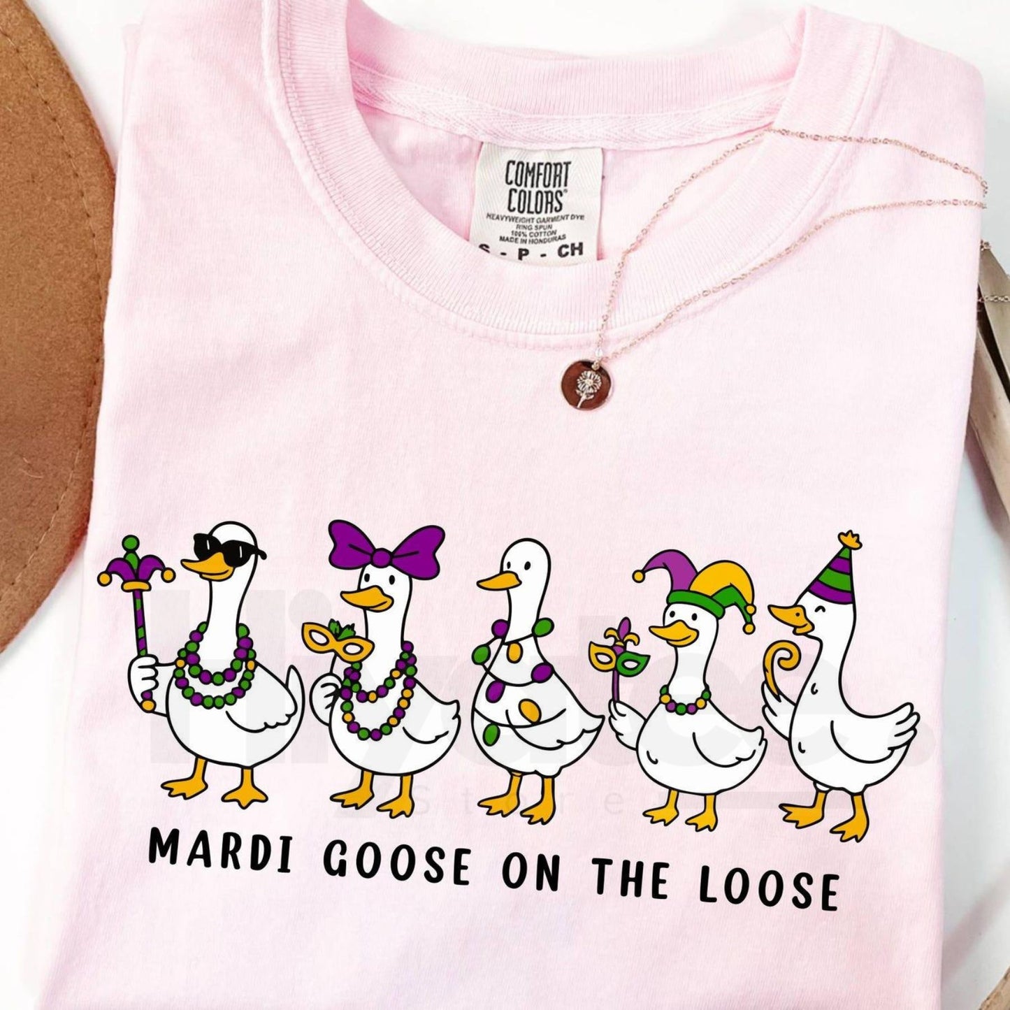 Comfort Colors® Mardi Gras Silly Goose Shirt