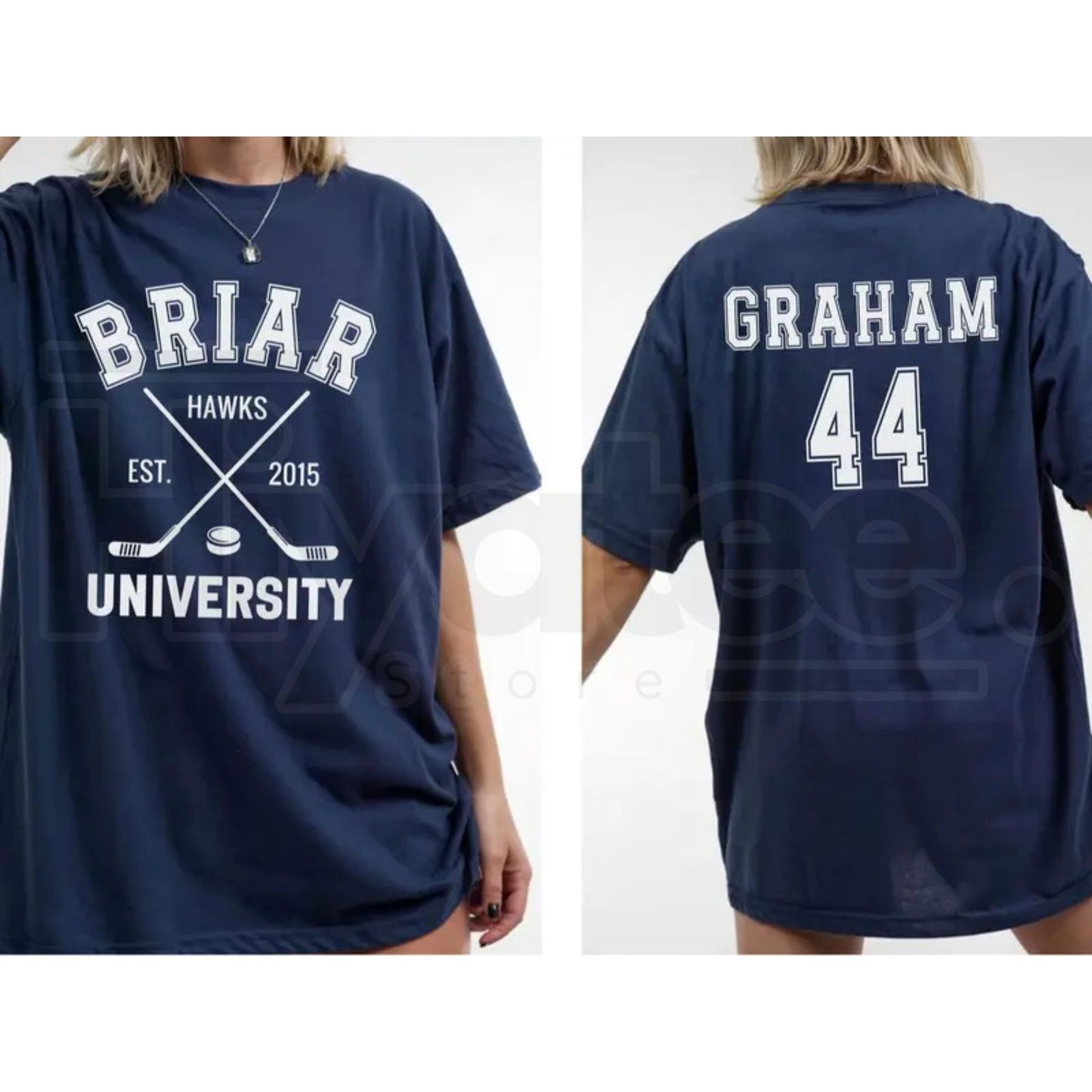 Briar U Hockey T-Shirt – Off-Campus Romance Book Club Graphic Tee