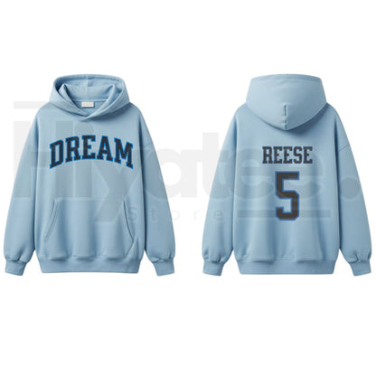 Angel Reese Dream Jersey Graphic Hoodie – Unisex Basketball Streetwear Pullover