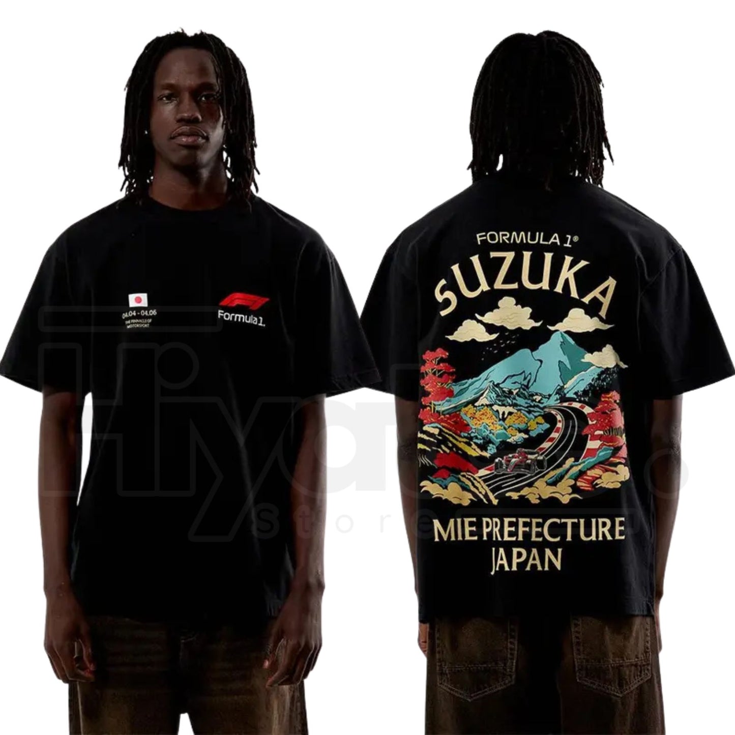 Formula 1 Men's x PacSun Suzuka Japan Touge T-Shirt – Multicolor Graphic Tee
