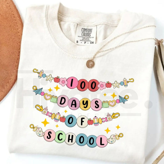 Comfort Colors® 100 Days of School Bracelet Shirt