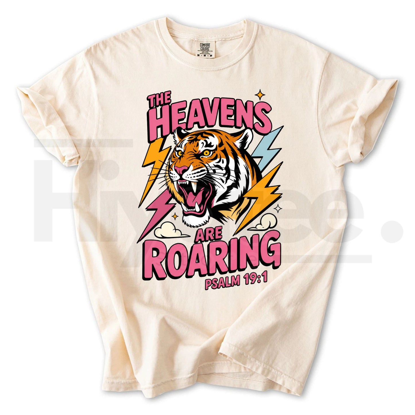 Roaring Heavens Heavy Cotton Unisex Graphic T-Shirt