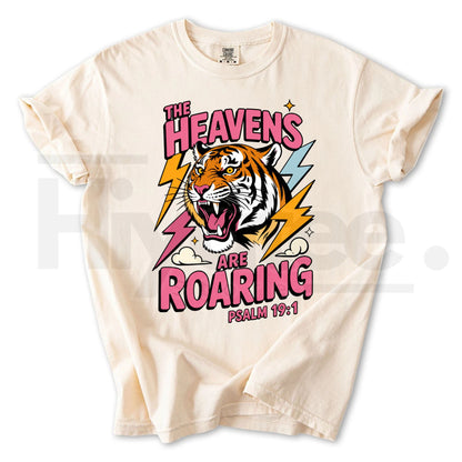 Roaring Heavens Heavy Cotton Unisex Graphic T-Shirt