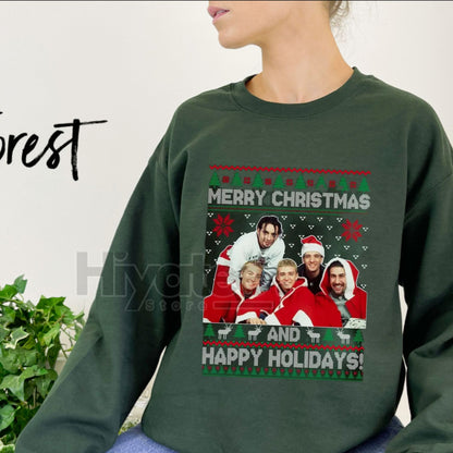 Vintage NSYNC Christmas Sweatshirt | 90s Boy Band Xmas