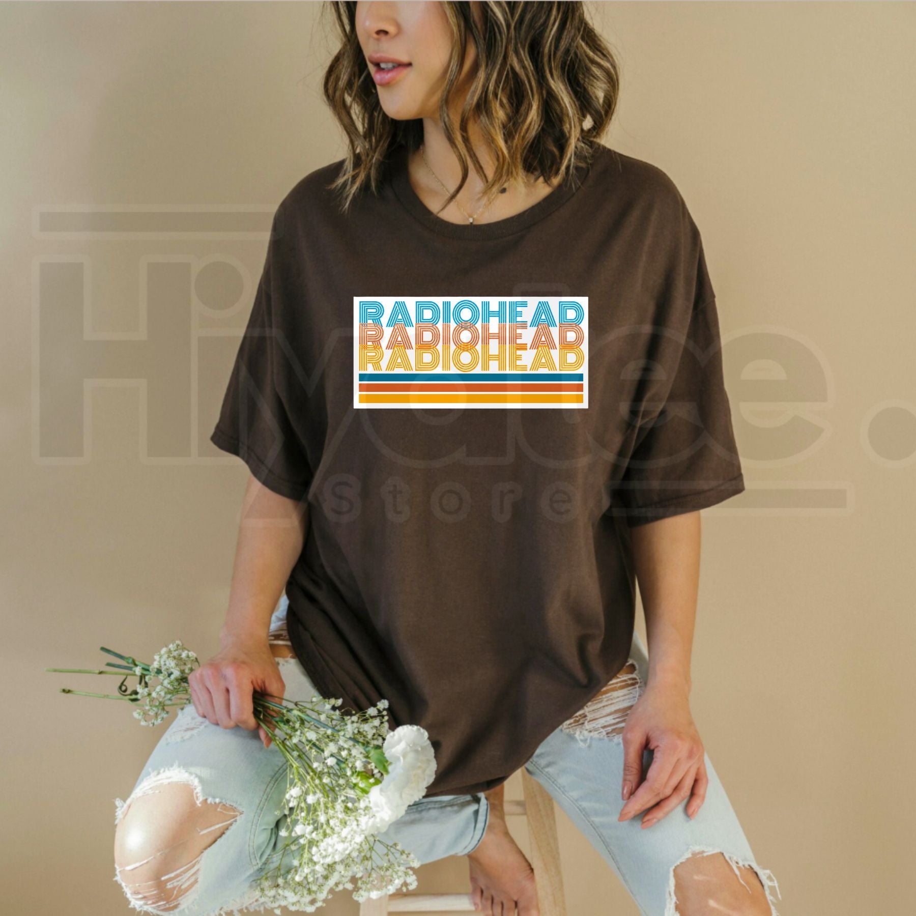 Radiohead T-Shirt – Vintage Alternative Rock Band Tee – Hiyatee