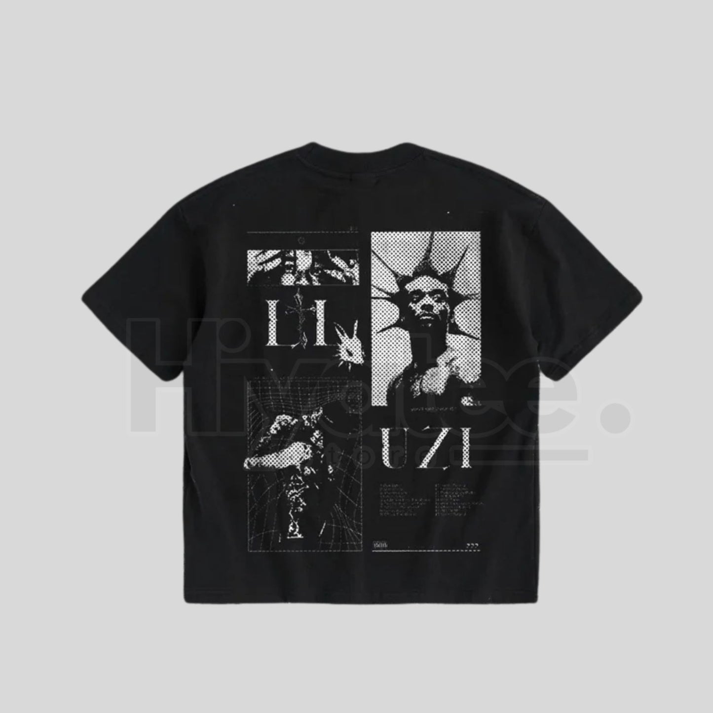 MONO "Uziii" Double-Sided Heavy Cotton Graphic Tee – Vintage Rap & Hip Hop Streetwear