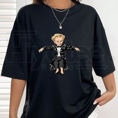 Tiptoeing In My Jordans T-Shirt – Funny Leprechaun Rumpelstiltskin Meme Graphic Tee