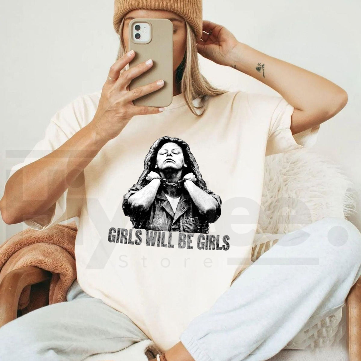 Comfort Colors Aileen Wuornos Girls Will Be Girls Tee