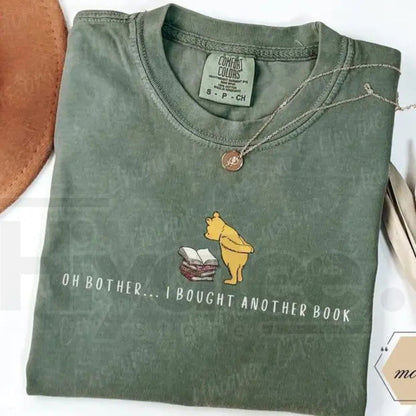Comfort Colors Funny Book Bear Reading T-Shirt