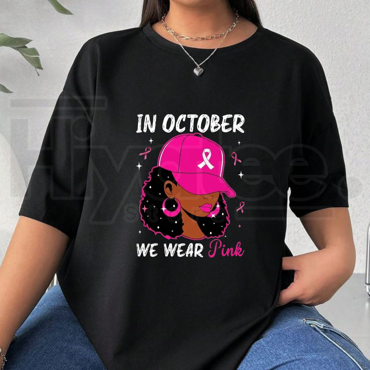 October Pink Breast Cancer Awareness T-Shirt