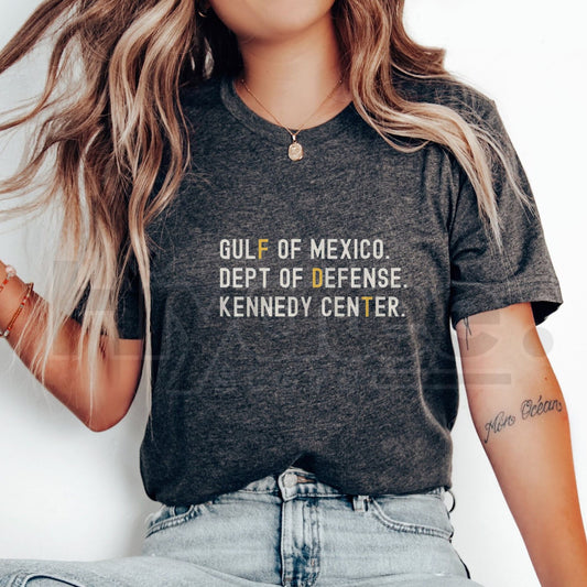 Gulf of Mexico Dept of Defense Kennedy Center T-Shirt – Retro Graphic Tee