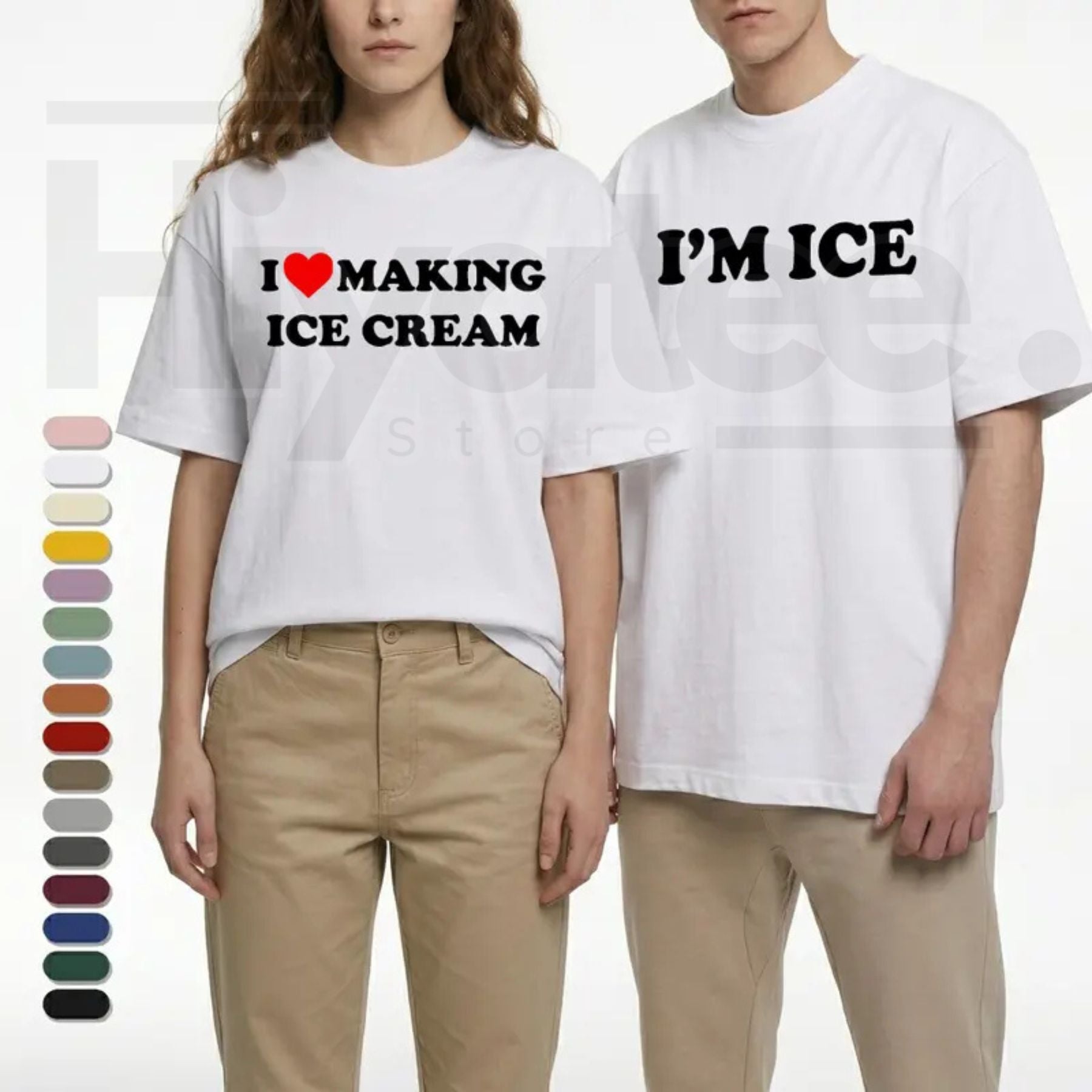 I'm Ice and I Love Making Ice Cream T-Shirt – Tee4daddy – Hiyatee