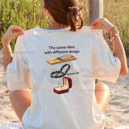 Same Idea Different Design T-Shirt – Funny Creative Humor Graphic Tee