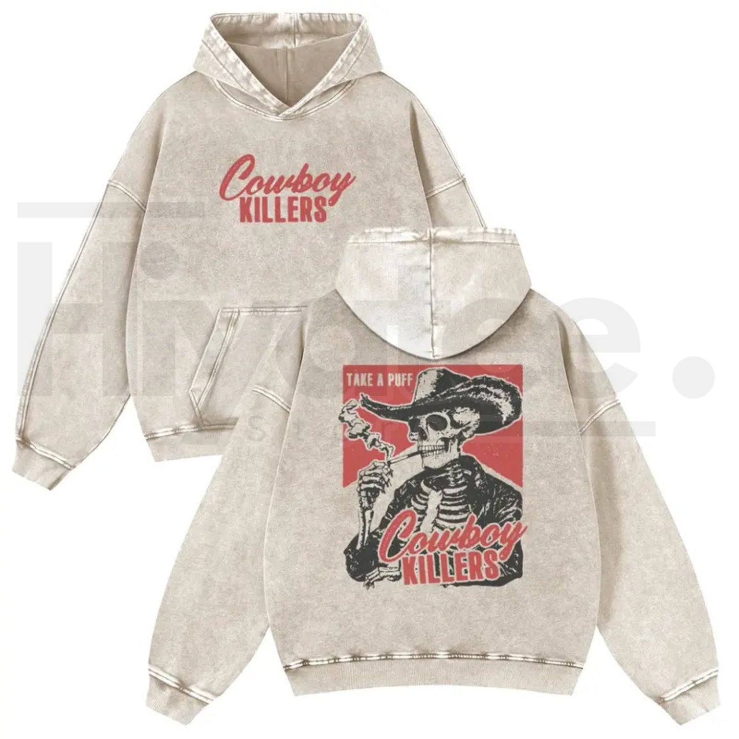 Retro Cowboy Killers Hoodie