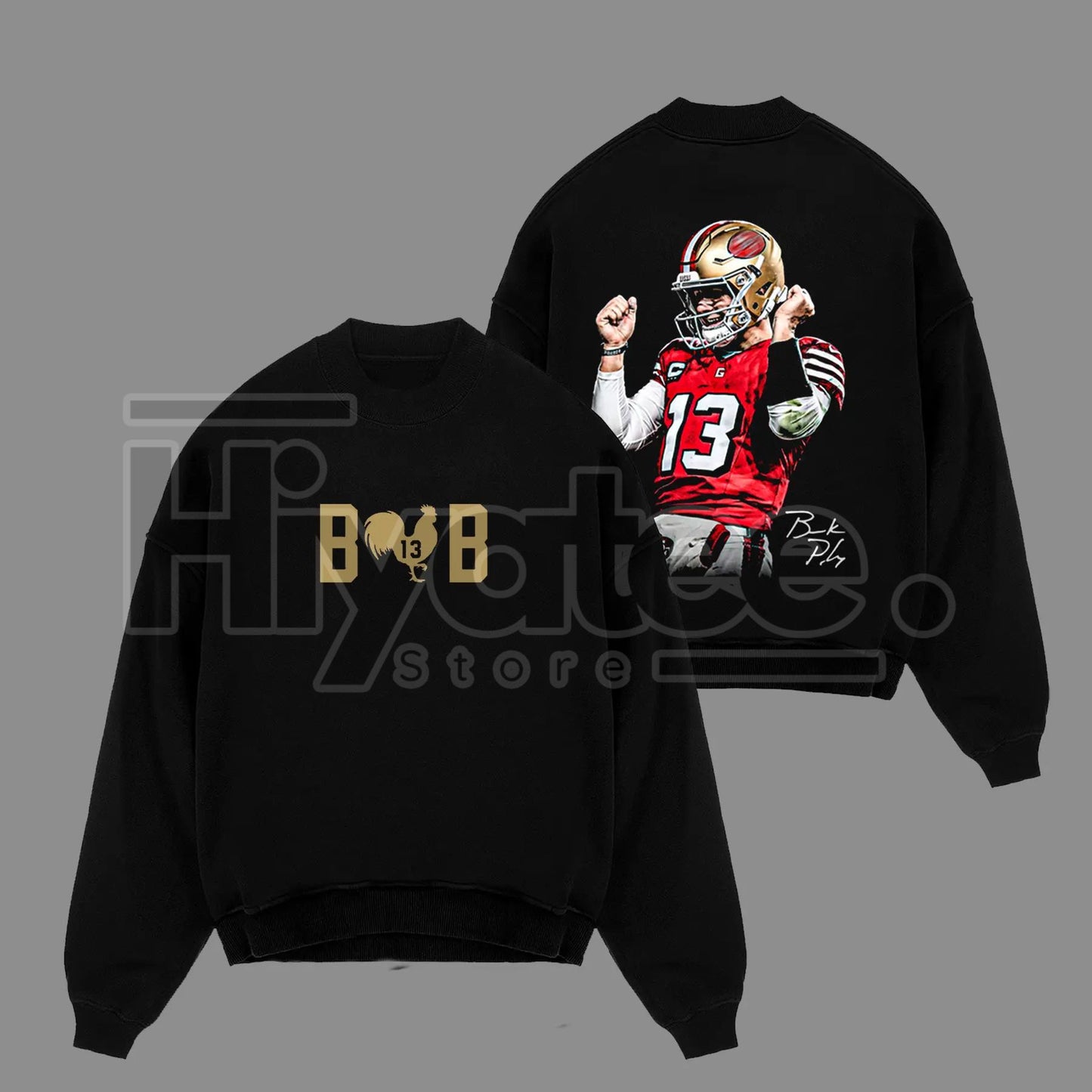 Brock Purdy 13 "Big Cock Brock" Niner Gang Apparel – Game Day Hoodie, Sweatshirt & Tee