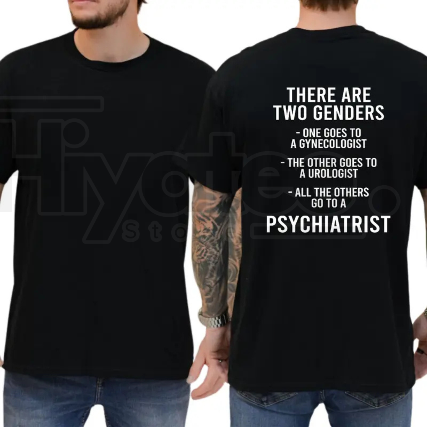 "There Are Two Gndrs" – Bold Sarcastic Political Statement Top