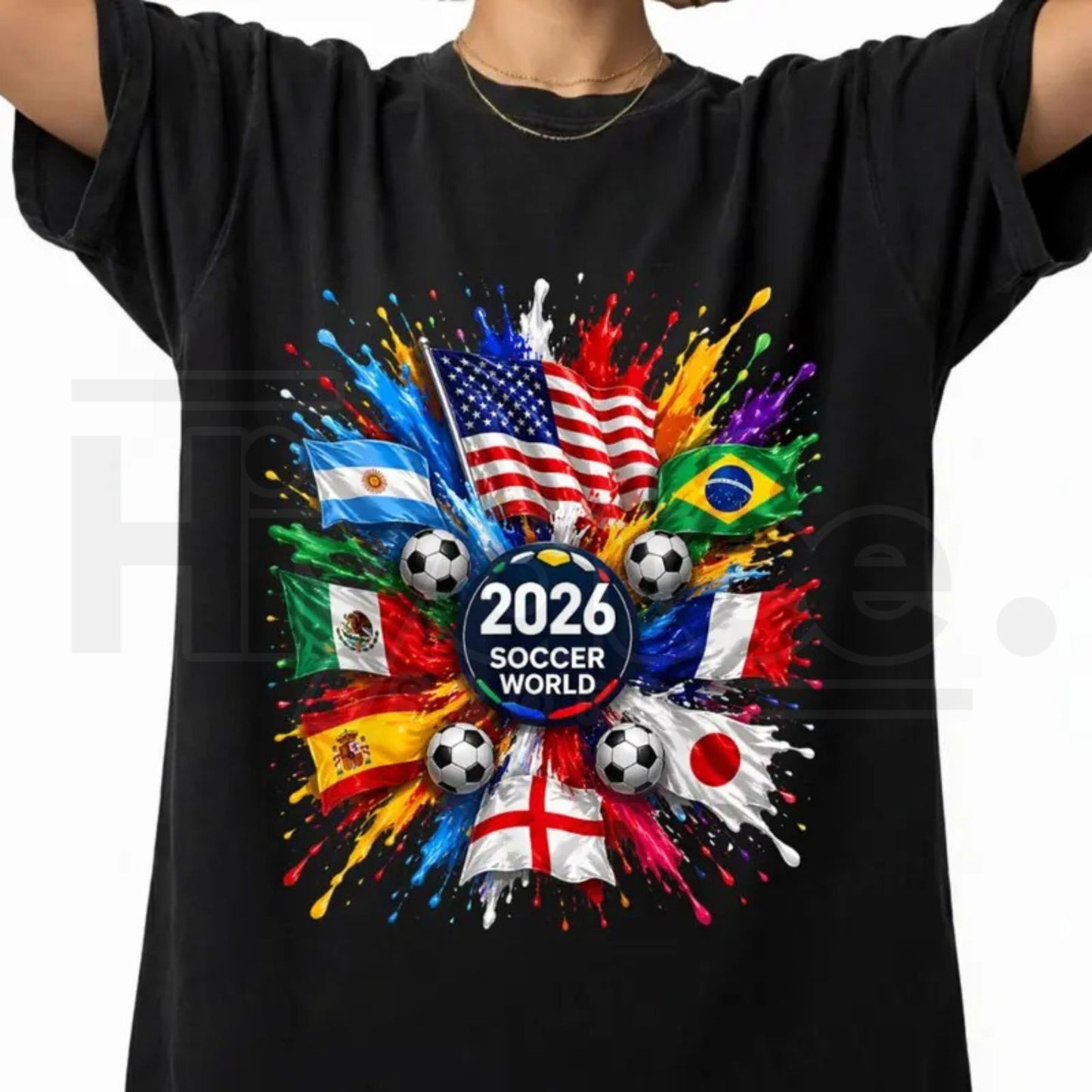 Unisex 2026 New Soccer T-Shirt – Premium Football Fan Graphic Streetwear Tee