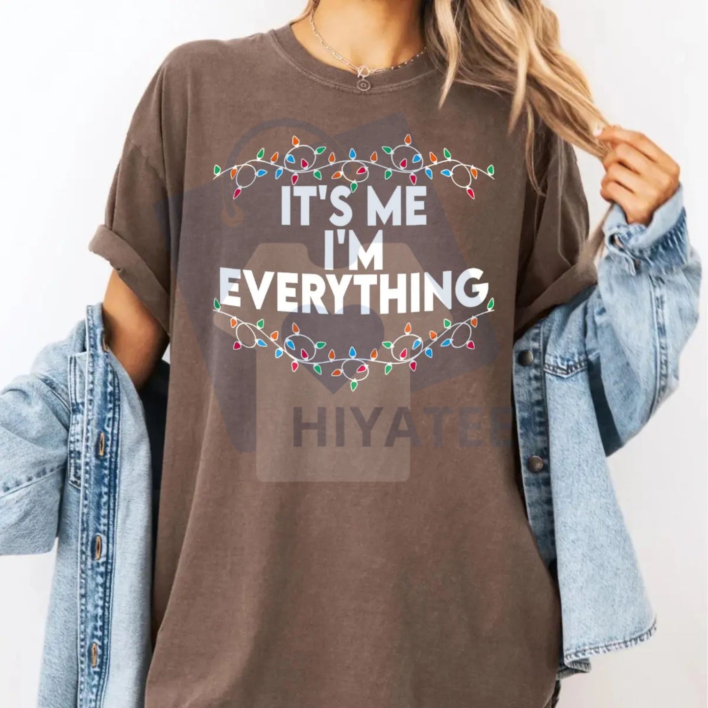Comfort Colors "I Have Everything I Want For Christmas" T-Shirt – It's Me I'm Everything, Funny Christmas Matching Tee, Couple Gift
