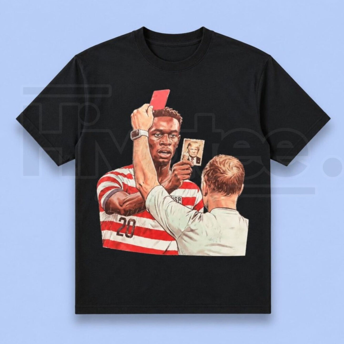 Funny Soccer Red Card Meme Graphic Tee – Football Referee Joke T-Shirt - Hiyatee
