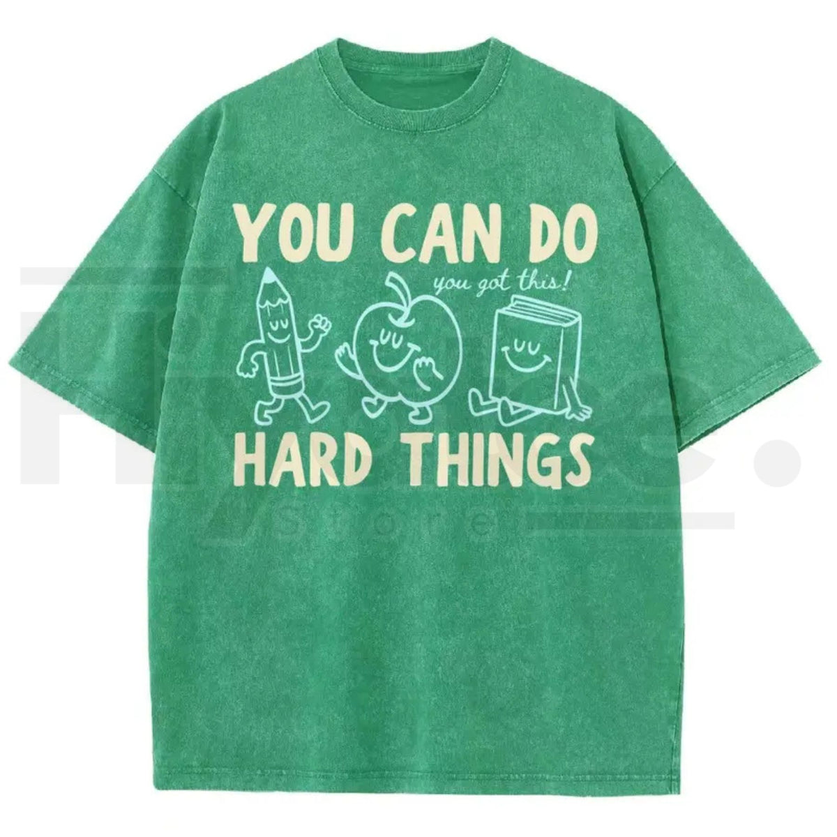 'You Can Do Hard Things' Cute Retro Doodles Motivational Teacher Tee – Uplifting Back To School Cotton Shirt