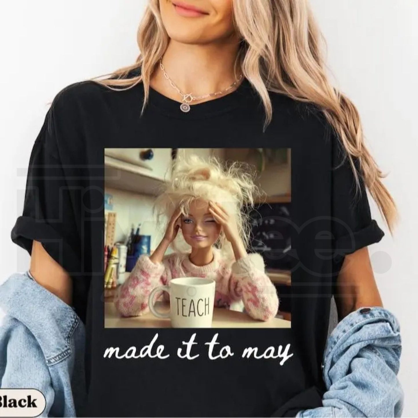 Comfort Colors® Last Day of School Teacher Doll Face Meme Shirt – Funny Summer Break Tee