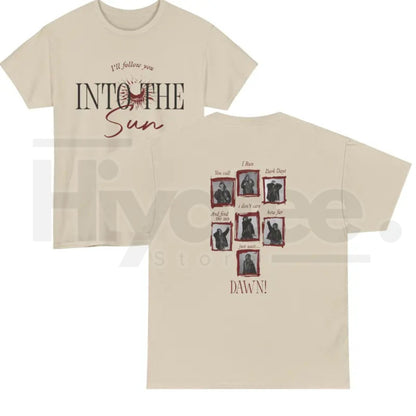 Into The Sun Lyrics T-Shirt – Kpop World Tour Fan Graphic Tee, Aesthetic Retro Concert Style Gift for K-pop Fans