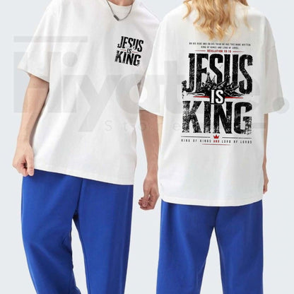 Jesus Is King T-Shirt – Classic Christian Faith Praise & Worship Graphic Tee