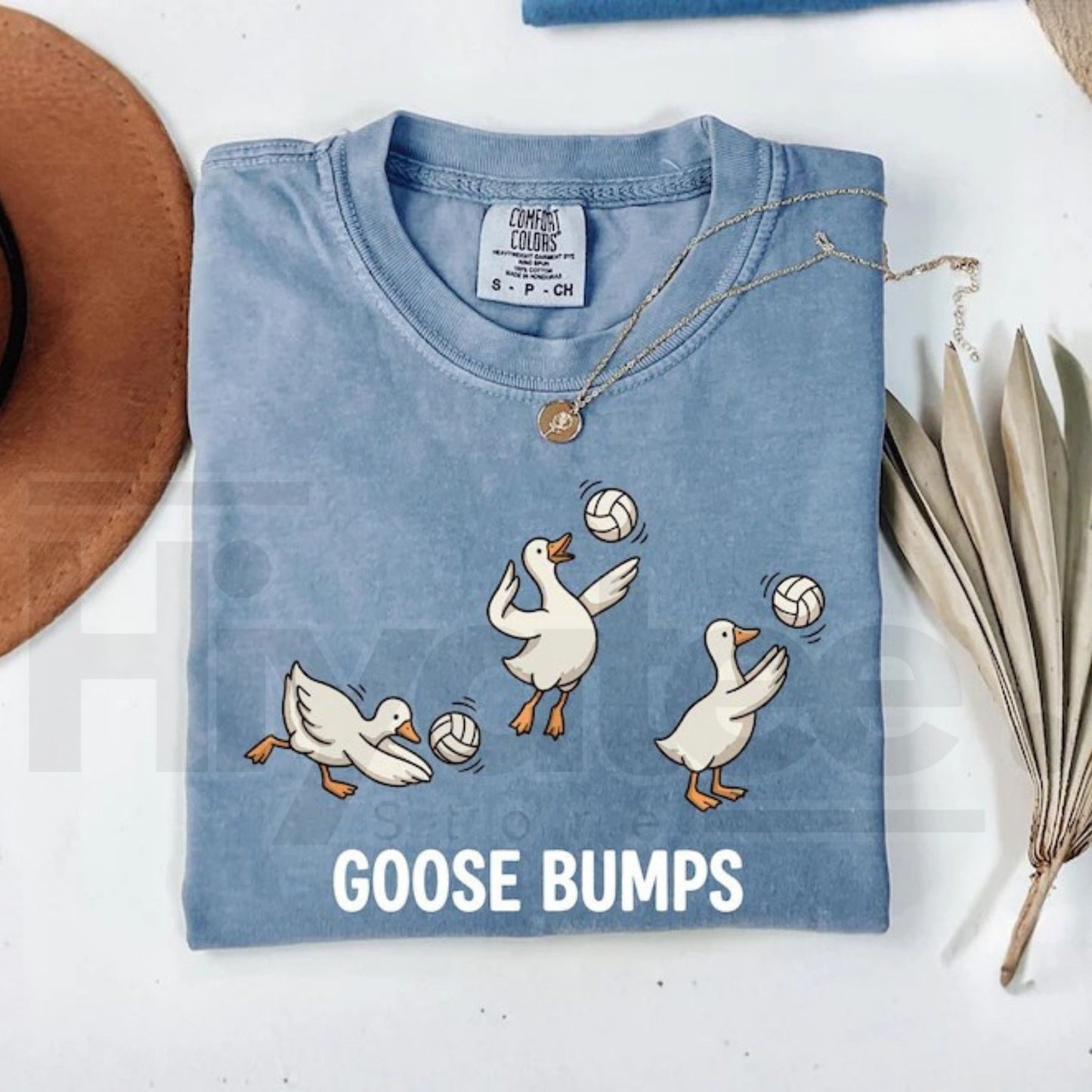 Volleyball Shirt Funny Goose Player Tee Cute Sports Pun Comfort Colors Top