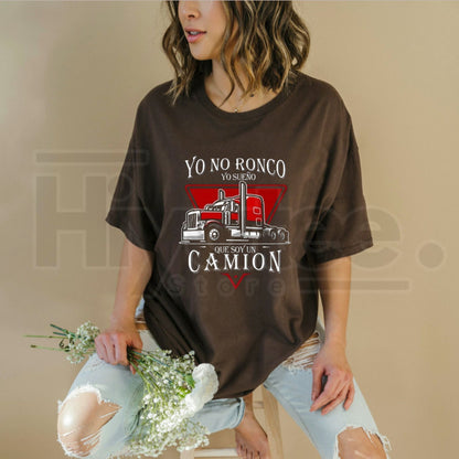 I Don't Snore I Dream of Being a Latin Dad Truck T-Shirt – Funny Sarcastic Summer Men’s Tee, Hilarious Graphic Menswear Gift