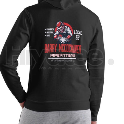 Barry McCockiner Pipefitters Local 69 Funny Hoodie