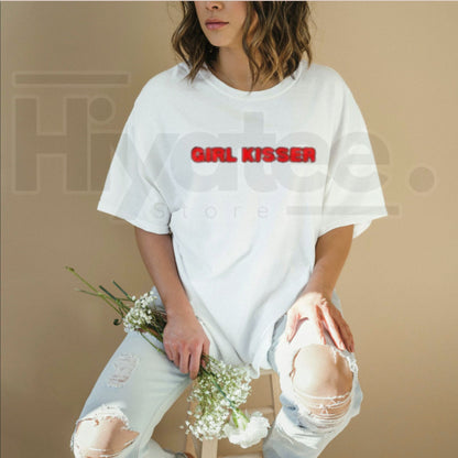 Girl Kisser Funny Unisex Tee – Humorous LGBTQ Pride Rainbow Graphic T-Shirt