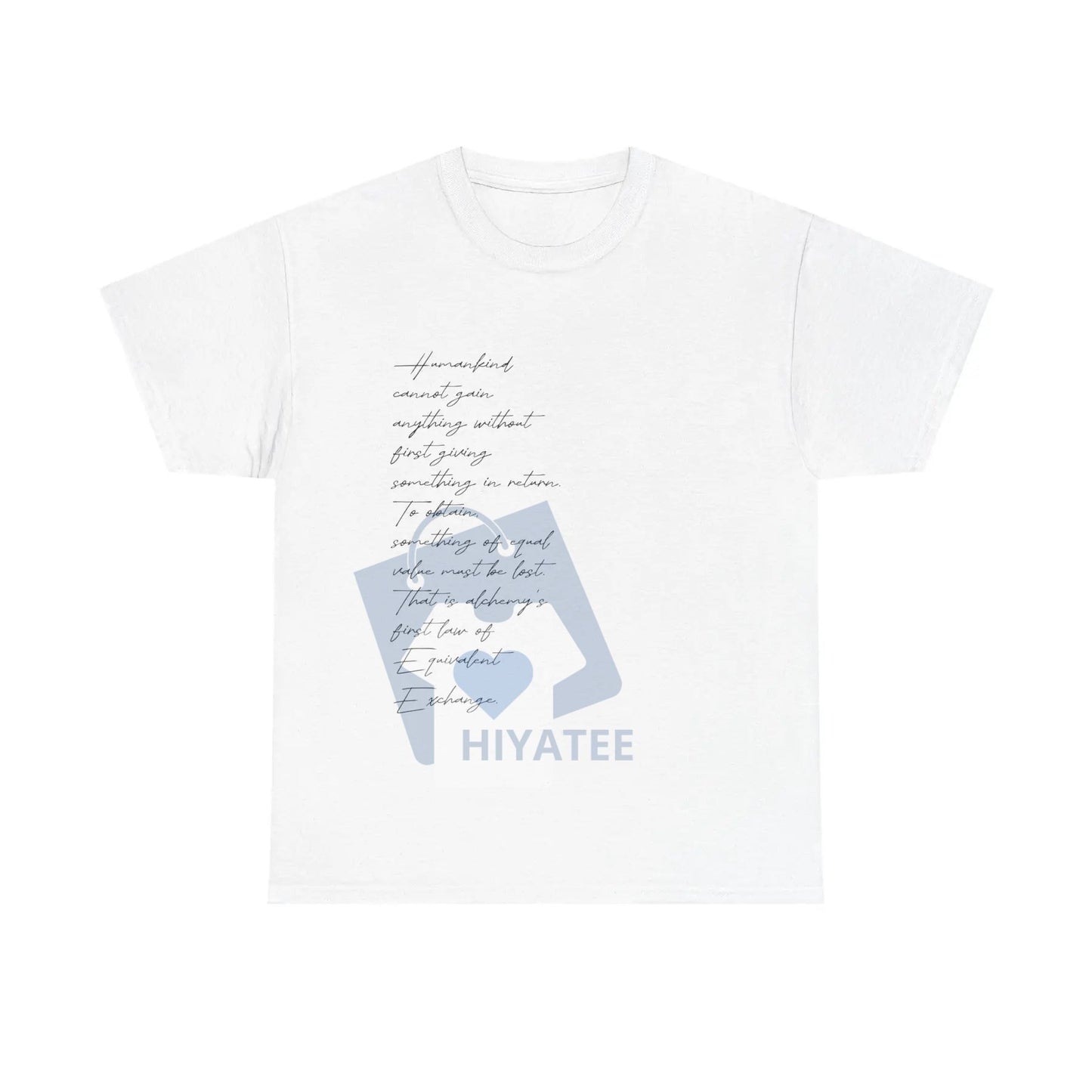 "Equivalent Exchange" T-Shirt – Fullmetal Alchemist Anime Fan Apparel