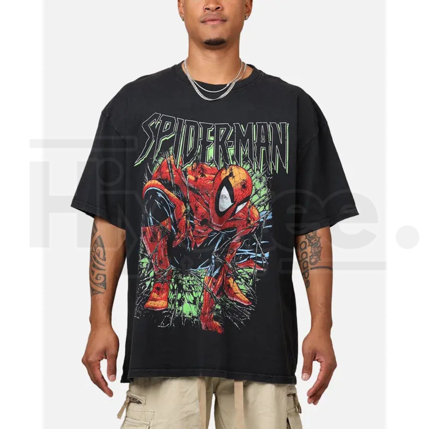 Marvel Spider-Man Graphic T-Shirt – Vintage Superhero Comic Tee