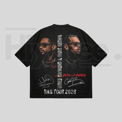 The R&B Tour 2026: Raymond & Brown" – Urban Soul Graphic Top