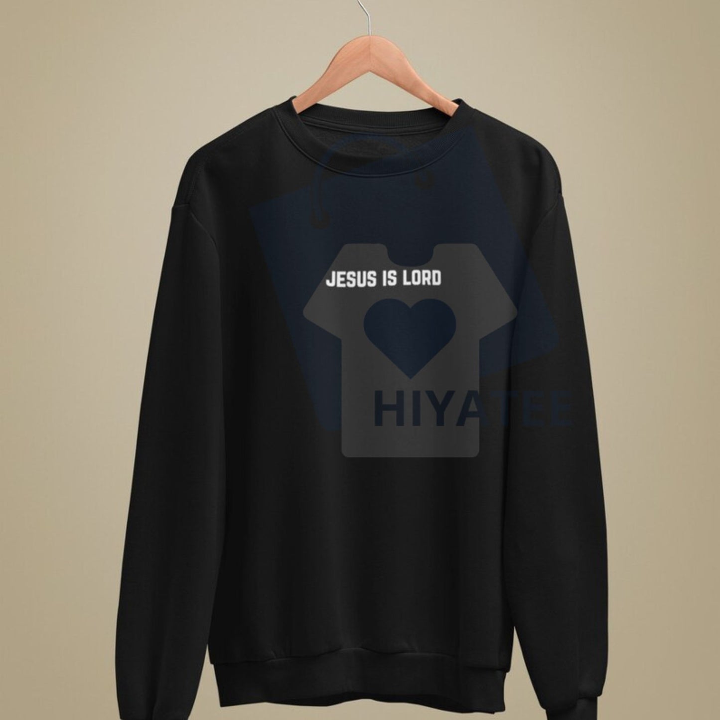 Unisex JESUS IS LORD Sweatshirt: Faith Sweatshirt, Christian Clothing, Inspirational Religious Crewneck, Bible Verse Apparel