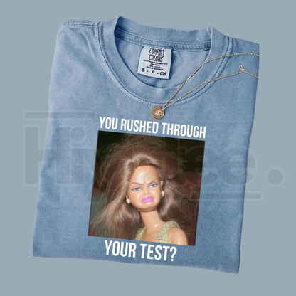 Comfort Colors® Retro Doll Test Day Teacher Shirt – Funny Final Exam Week Team Tee