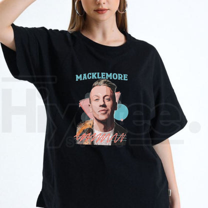Retro Macklemore Fan Art T-Shirt – Vintage Hip Hop Graphic Tee