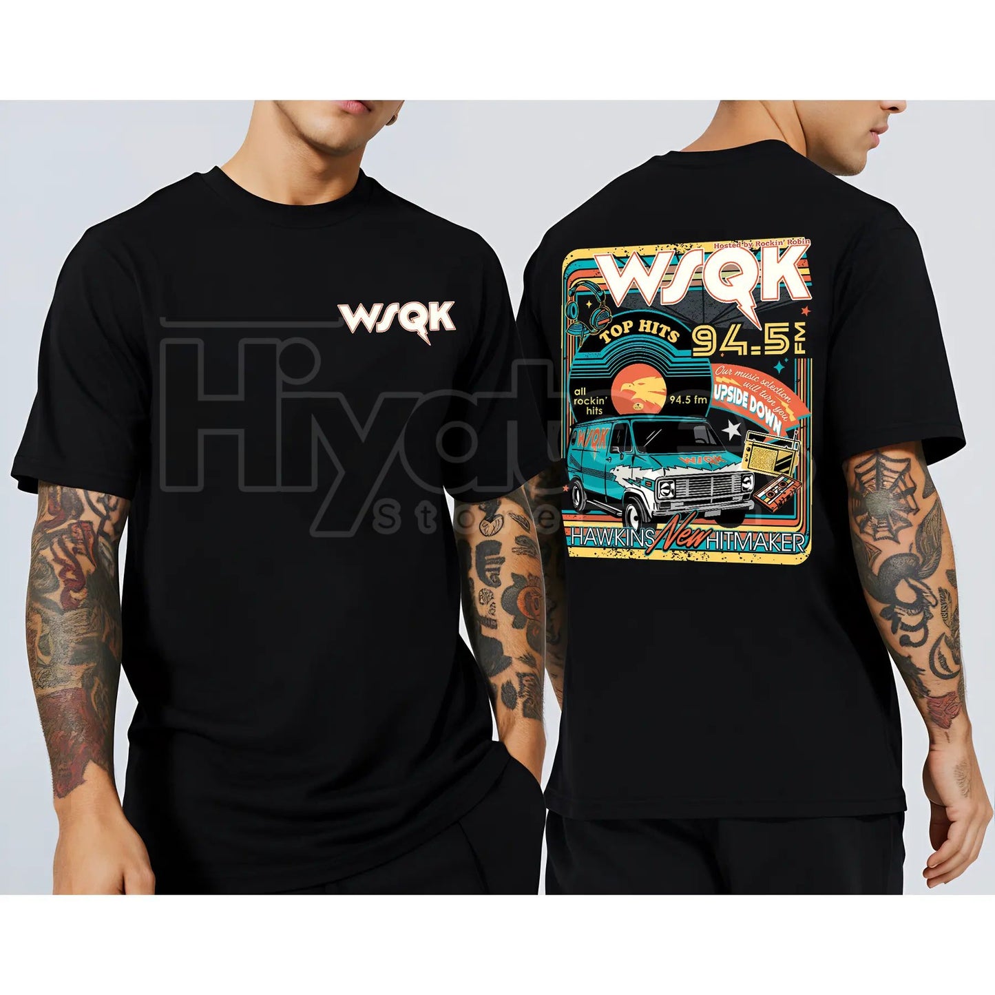 WSQK Hawkins Hellfire Club Tee – Funny Valentine Gift for Couples & Fans