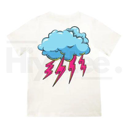"Rain Delay Lightning Bolt" – Energetic Youth Lightweight Graphic Top