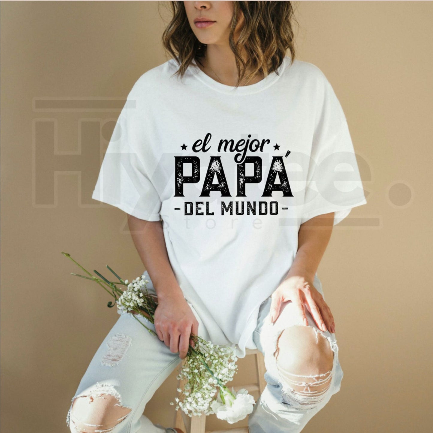Celebrate the Best Dad in the World Spanish T-Shirt – El Mejor Papá del Mundo Father's Day Tee