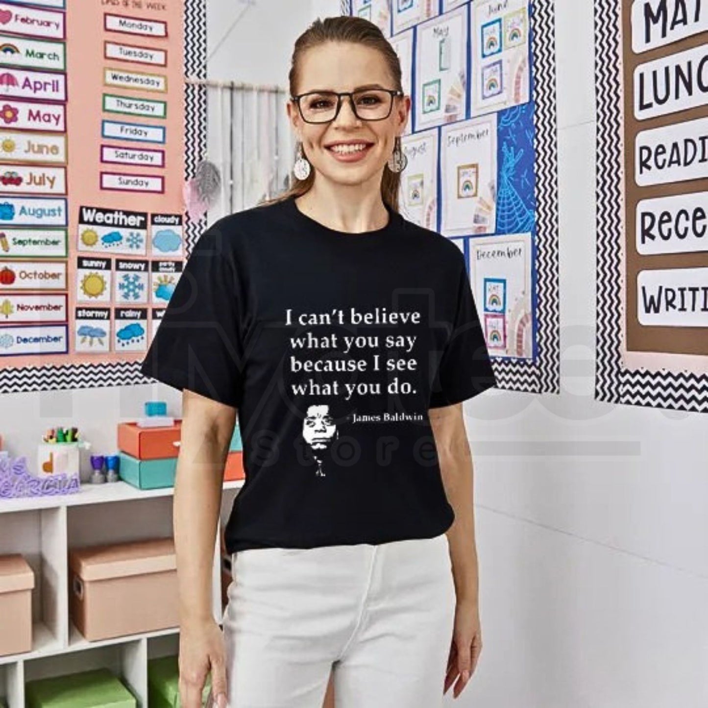 James Baldwin Quote T-Shirt – Summer Black Cotton Crew Neck Tee