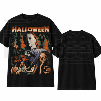 BLACK RABBIT Halloween 1978 Michael Myers T-Shirt – The Trick Is To Stay Alive Tee