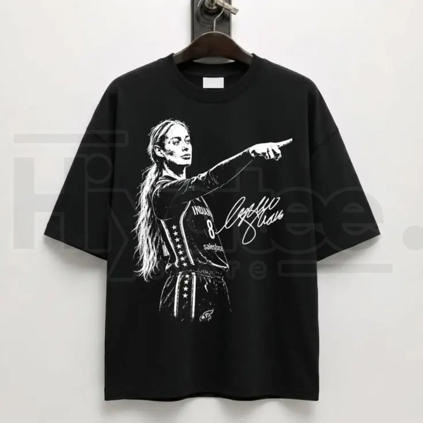 Graphic Sophie Cunningham Signature Basketball T-Shirt – High-Contrast Court Graphic Tee